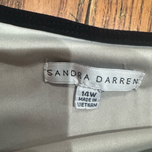 Sandra Darren Black and White Midi Dress - Picture 10 of 10